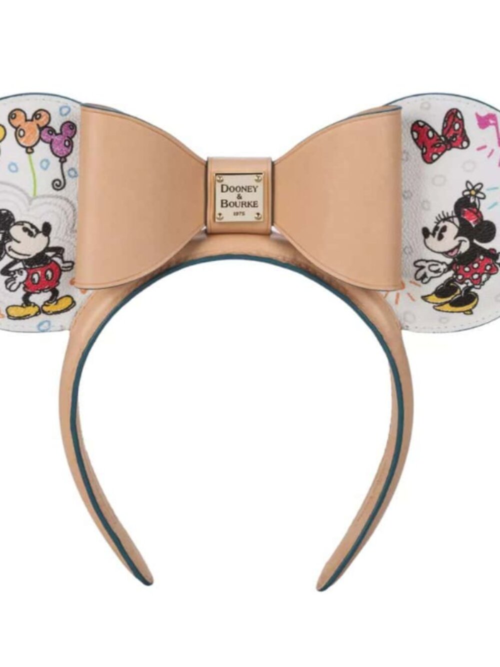 NWT Dooney and Bourke Disney Parks Sketch Ears White Castle Mickey Minnie